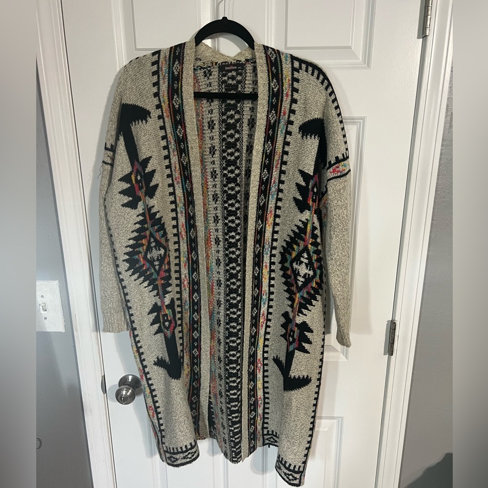 Colorful Cardigan - Native American Vibes - size M/L
